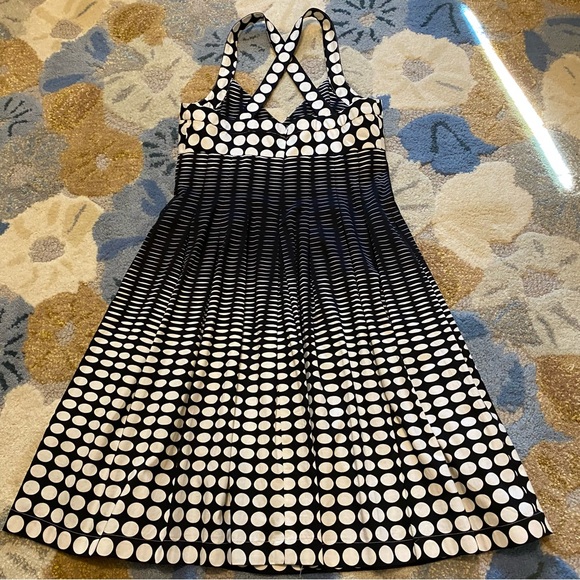 Calvin Klein Surplice Fit & Flare Midi Dress - Picture 7 of 7